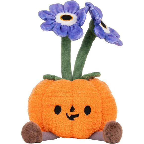 Greenhouse By Russ 12" Pumpkin Flower Halloween Plush - Picture 1 of 15